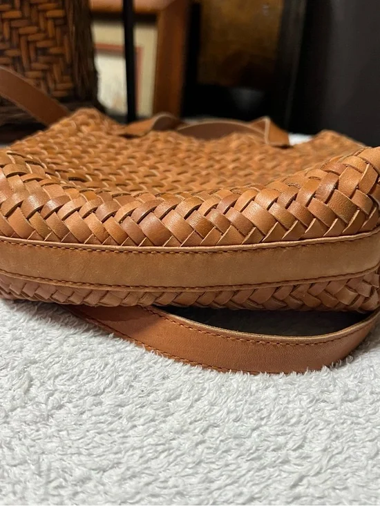 Madewell The Small Transport Crossbody: Woven Leather Edition Purse Bag Tote - Picture 5 of 12